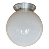 Grand plafonnier / opaline D25cm