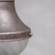 Ensemble de trois suspensions antiques en verre gravé