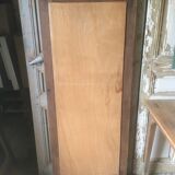 Beveled oak mirror
