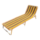 Camp bed, vintage sunbathing