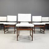 Mid century teak scandinavian dining chairs, 1960s