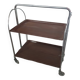 Desserte table chariot pliante sur roues des années 70 fabriquée par Bremshey Gerlinol en allemagne.