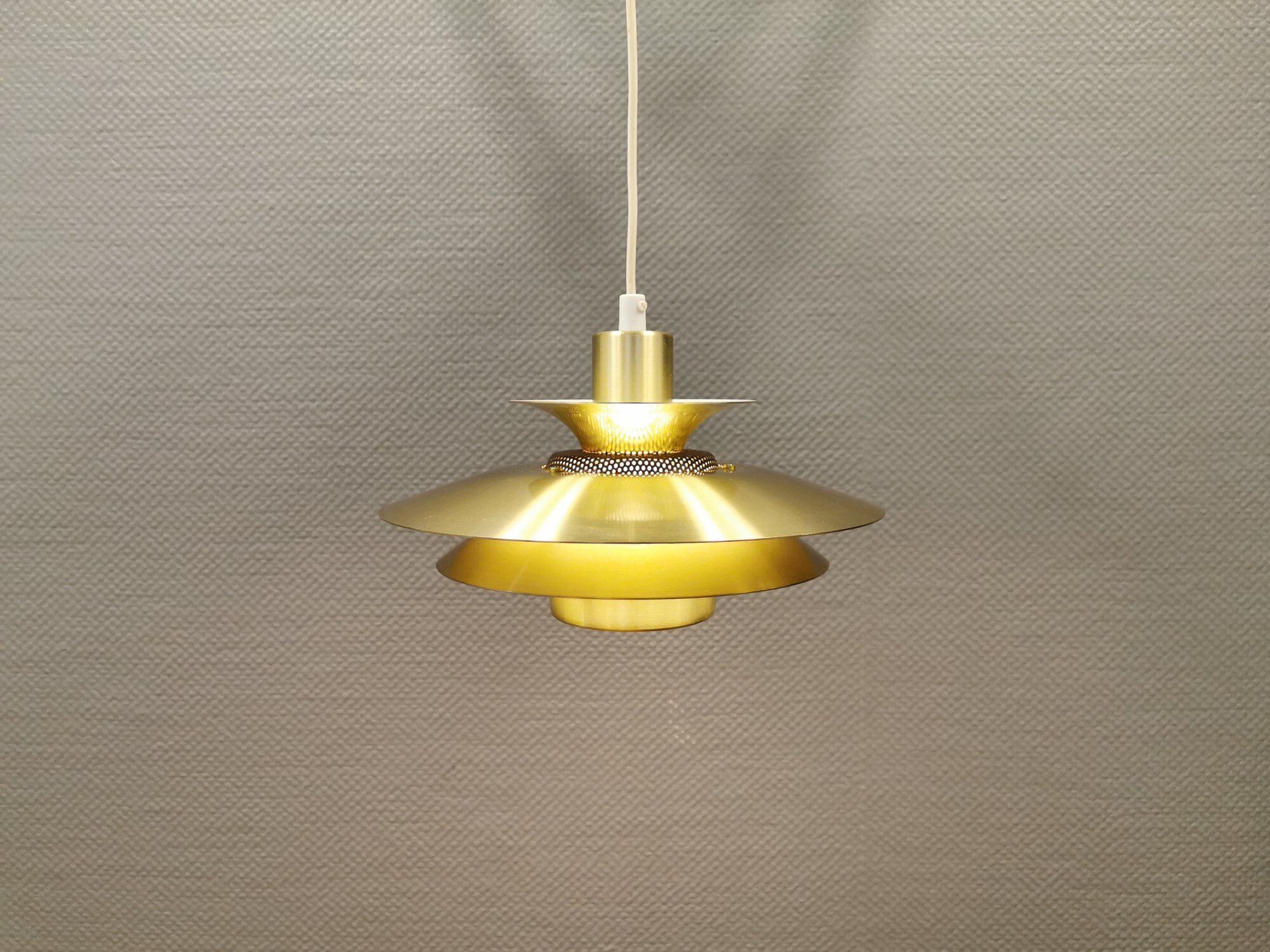 Hanging lamp from the 80s, by Danish JEKA, model Capri.