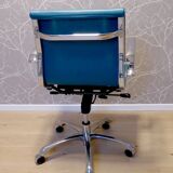 Turquoise office chair