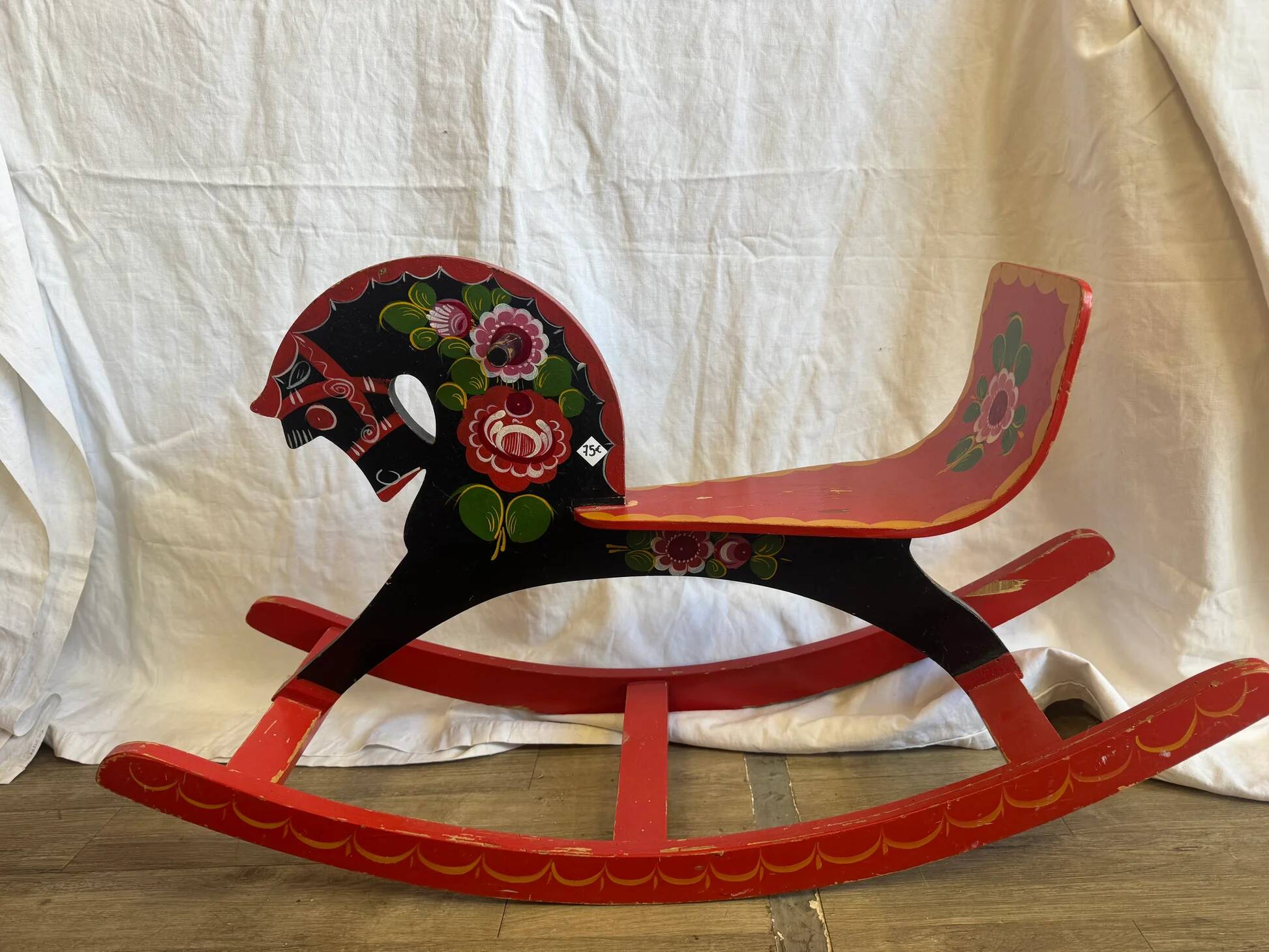 Vintage Russian rocking horse, 70s