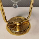 Bougeoir mural en métal plaqué or 24 carats et verre. par le danois altecco