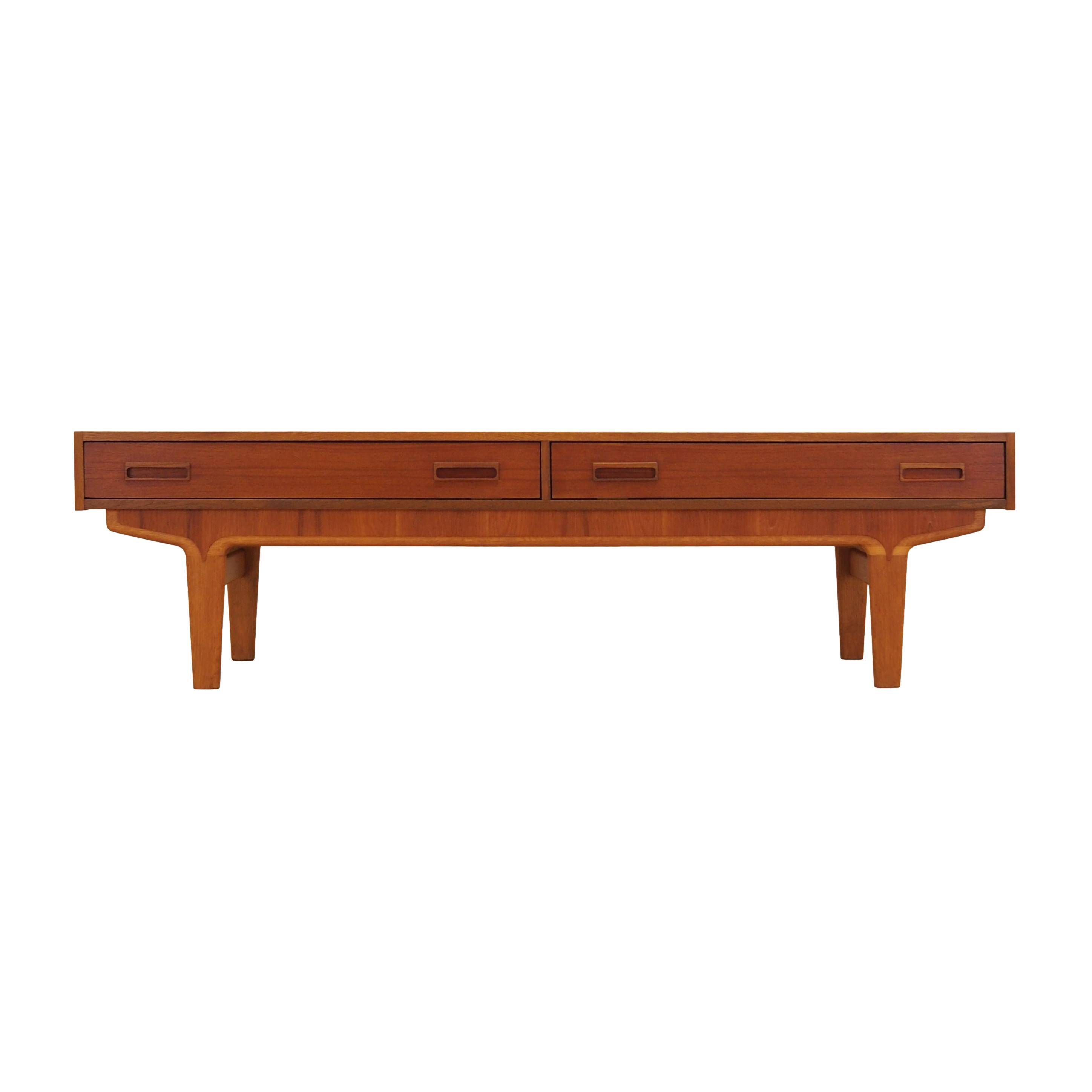 Teak lowboard, Danish design, 1960s, production: Denmark