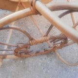 Rattan and bamboo garden furniture