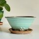 Pot tripode et soucoupe céramique vintage