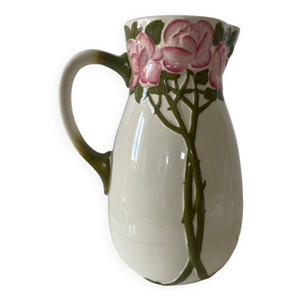 Pitcher Sarreguemines Barbotine