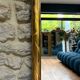 Antique mirror, 145/68cm, gilded with gold leaf and mercury.