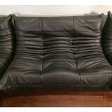 Set of 3 "Togo" leather designed by Michel Ducaroy 1973