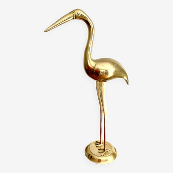 Vintage XL brass bird