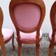 Lot de 4 chaises médaillon de style Louis Philippe