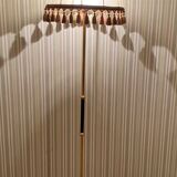 Tripod floor lamp brass