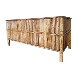 Rattan planter