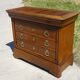 4-drawer chest of drawers, gold ribbon and peacock handles