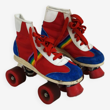 Pair of vintage roller skates 1979 size 37