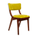 Chaise Mid-Century Moderne, Velours Vert Citron, FR Dedar, Pologne, Années 1960