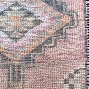Vintage Turkish  Tribal Runner 460x83 cm veg dye wool rug tribal, handmade