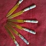 6 couteaux en bronze Ichatuisbronce