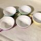 5 cups and vintage coffee saucers Digoin & Sarguemines