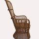 Rattan chair by Dal Vera, Italy 1950