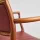 Armchair model 65 in oak and leather by Niels O. Møller, Denmark, 1960s.