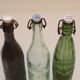 Set of 3 old bottles lemonade / water / beer / soda