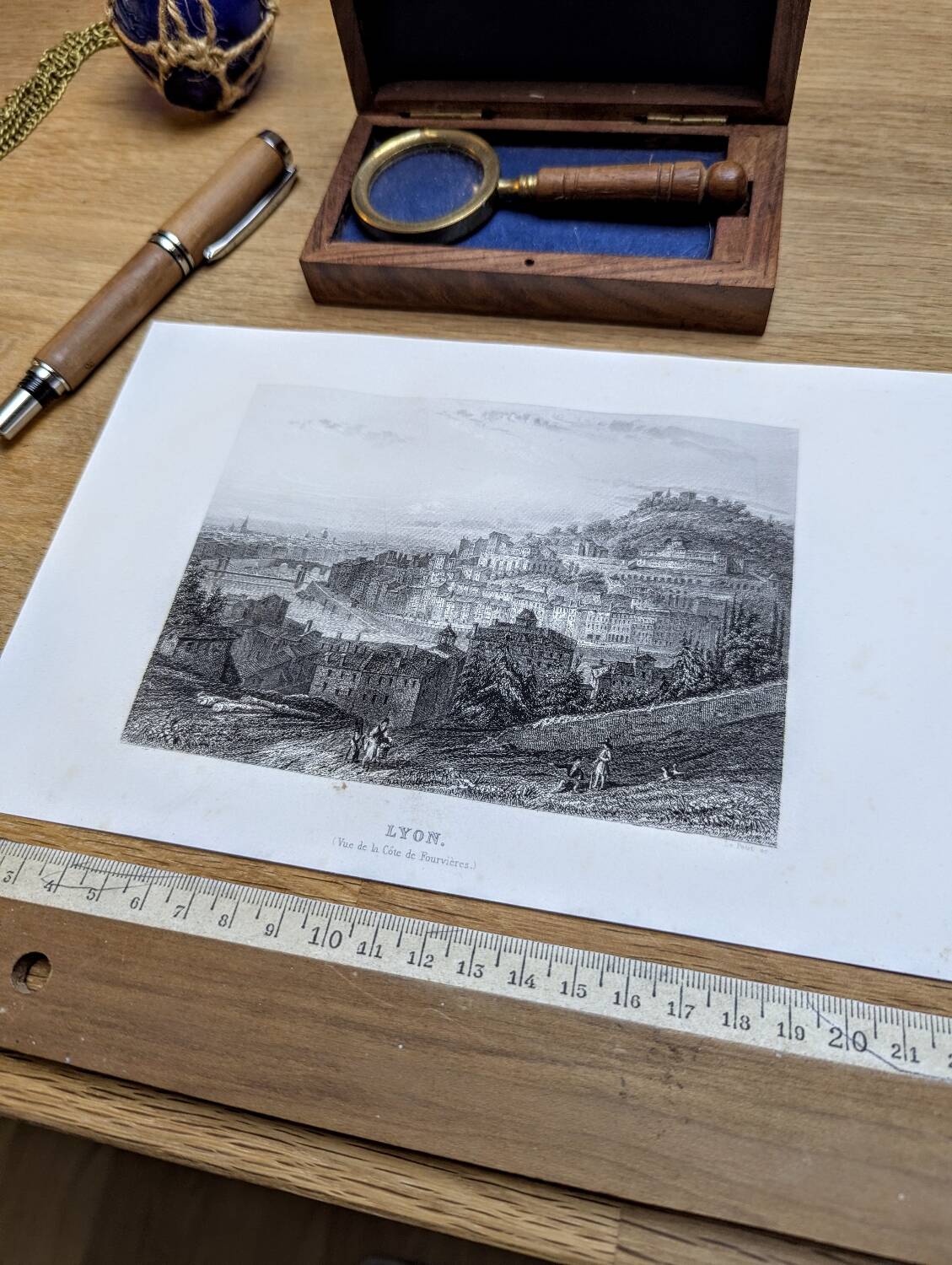 Beaumont-sur-Oise, photo plate printed in 1934.