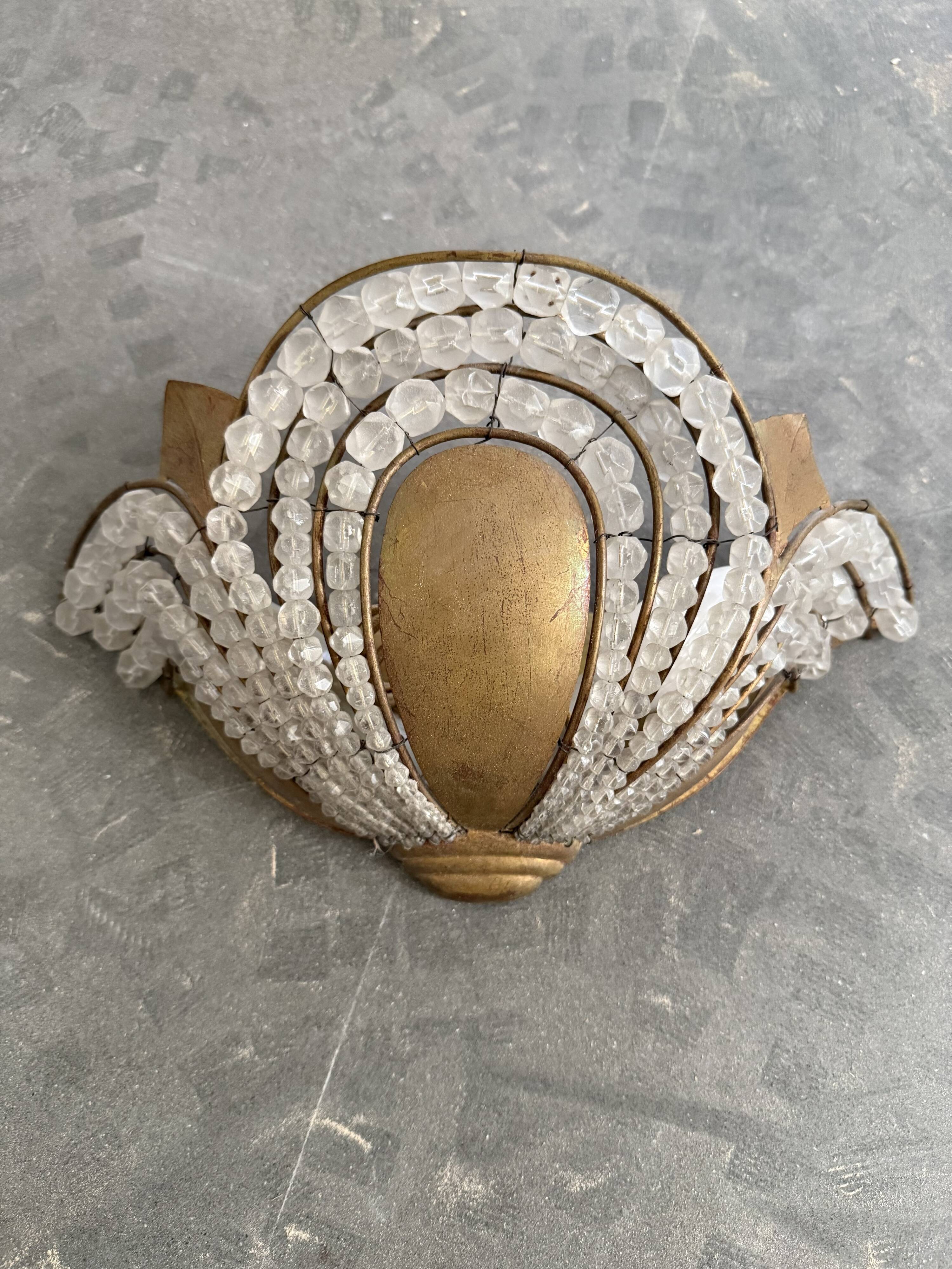 Art Deco ring wall light