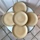 Set of 5 stoneware plates made in France 60s and 70s