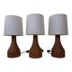 Teak Table Lamp from Domus, 1970s