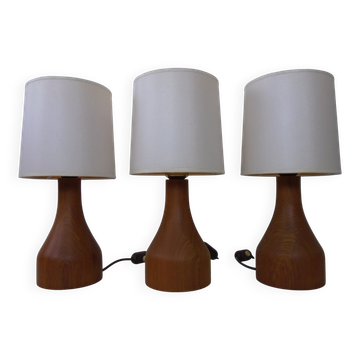 Teak Table Lamp from Domus, 1970s