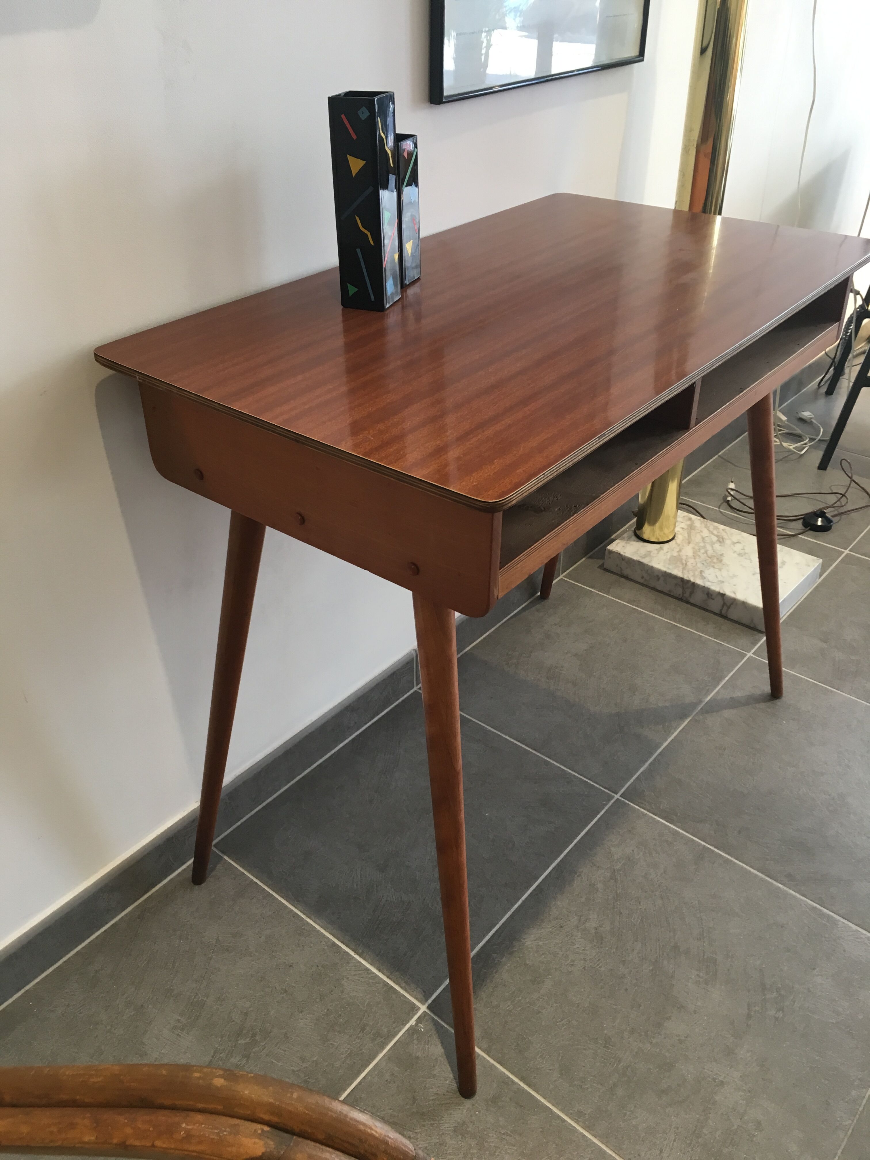 Vintage feet compass desk