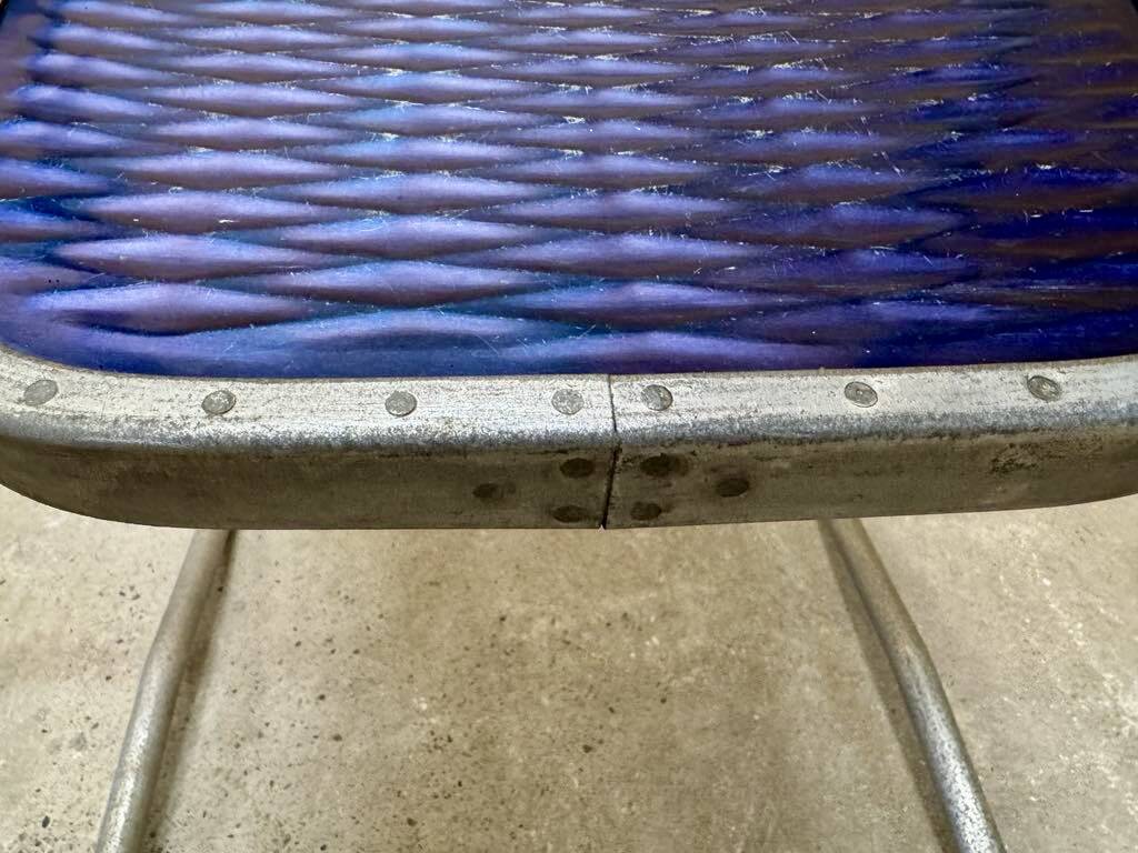 Set of 4 Gaston Viort armchair chairs