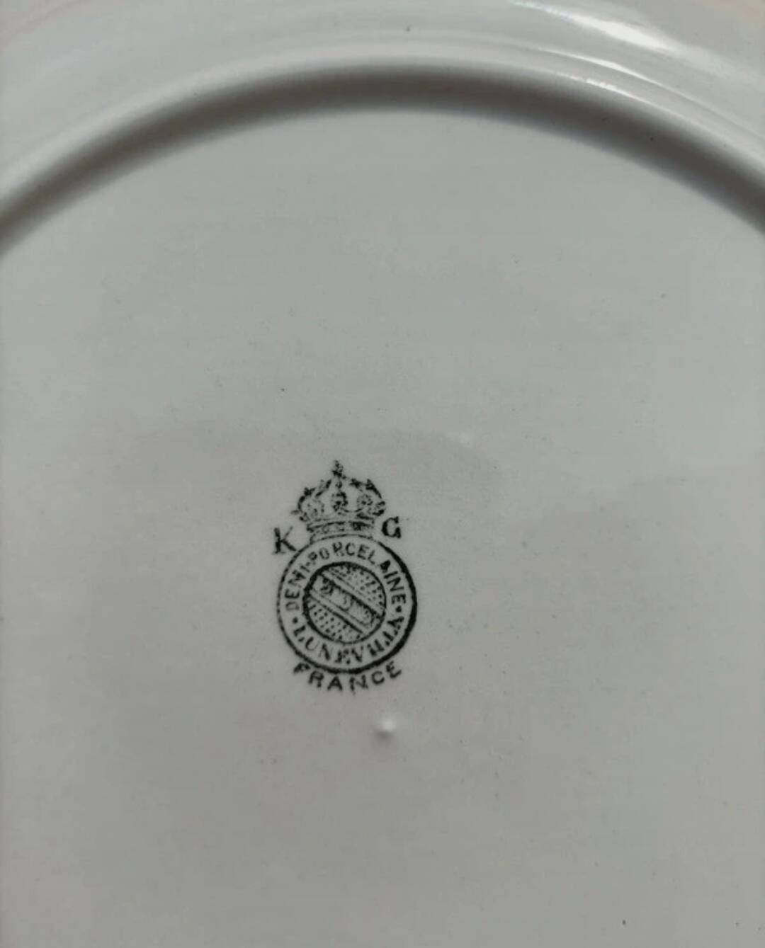 Lunéville porcelain x6