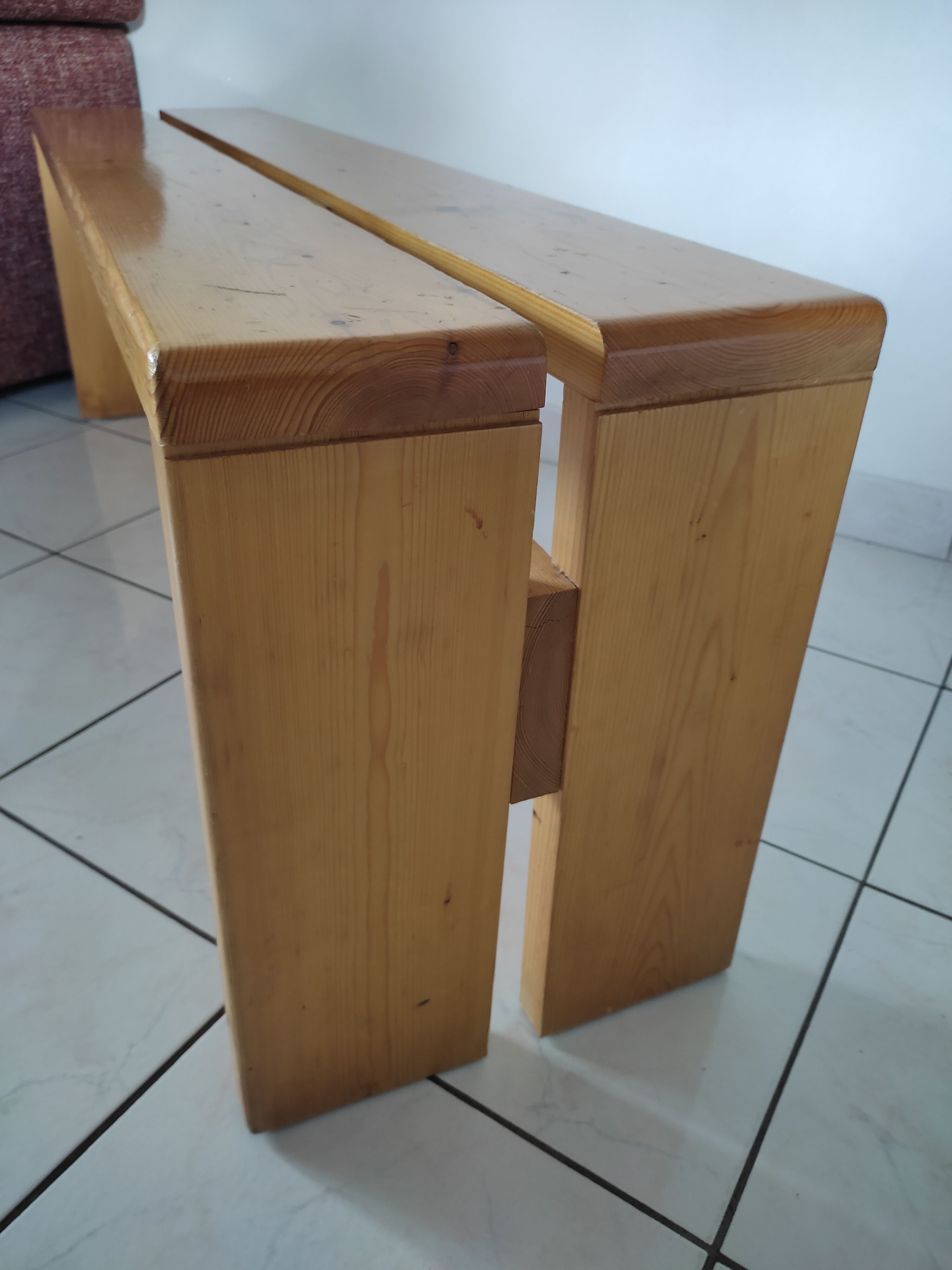 Charlotte Perriand bench for Les Arcs 1960