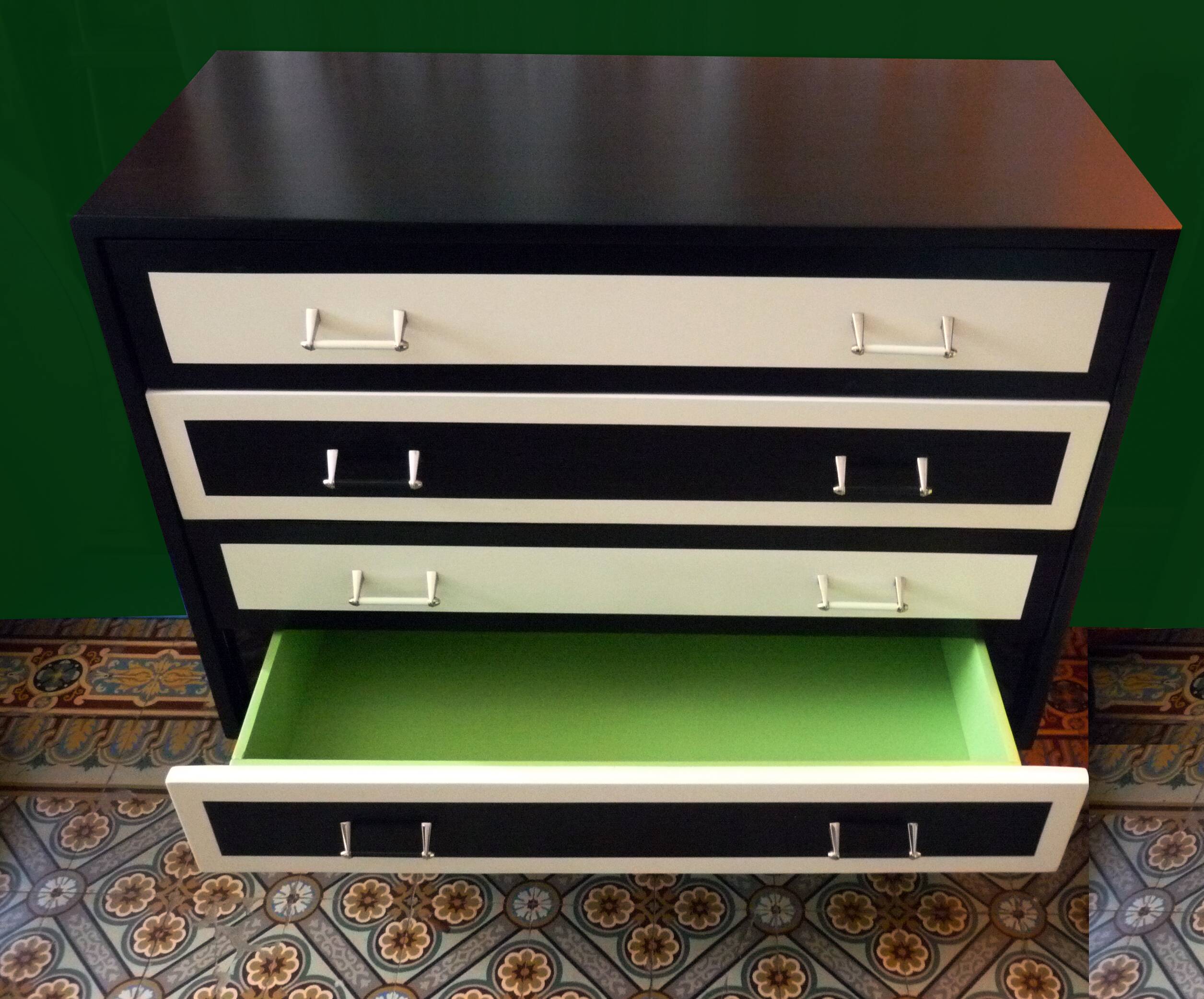 Commode vintage 4 Tiroirs