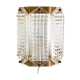 Brass and glass wall light/Sconce by Wiktor Berndt for Flygsfors. Sweden 1960s