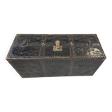 Raro Baule Armadio "Steamer Trunk" d'Epoca