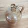 Brown glazed stoneware pitcher