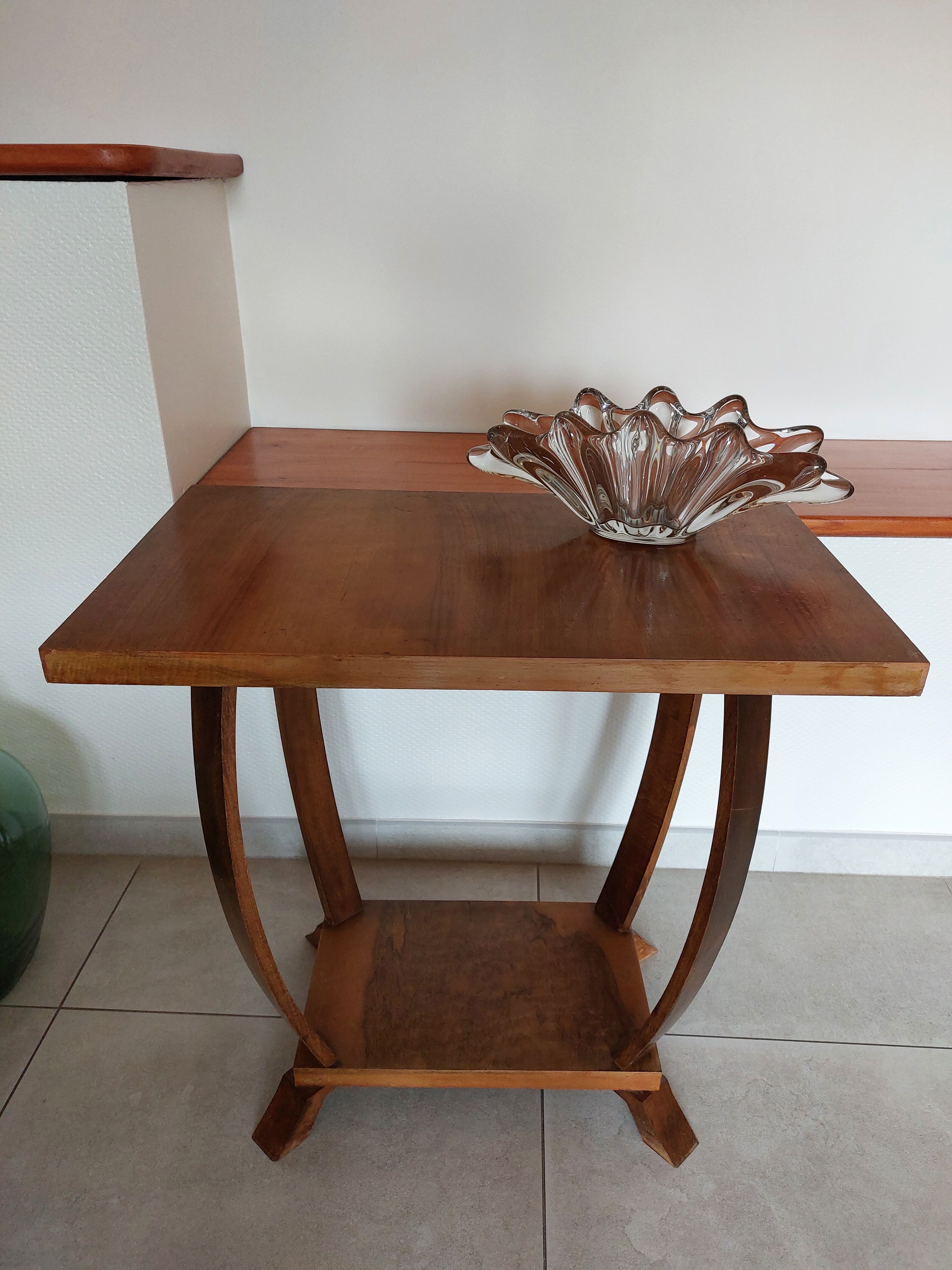 Rectangular Art Deco pedestal table