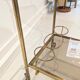 Golden brass serving