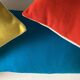 Racine space age 1960 wool jersey cushion on both sides
