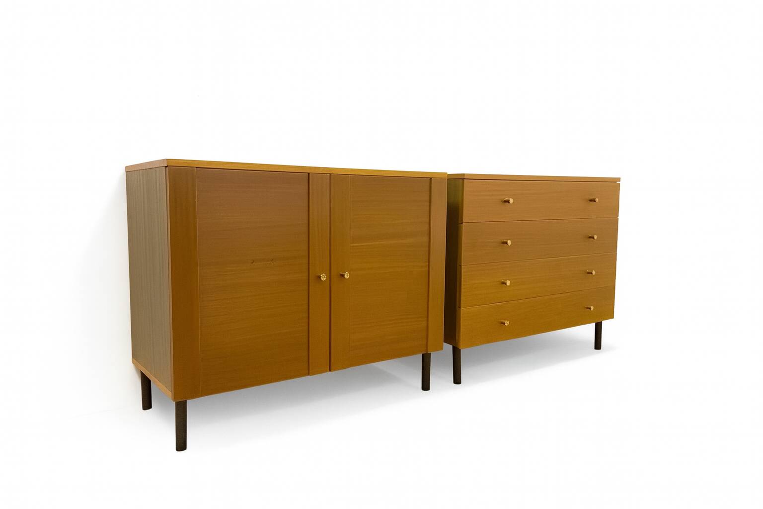 Paire de commodes Hikor Písek, Tchécoslovaquie, 1970