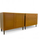 Paire de commodes Hikor Písek, Tchécoslovaquie, 1970