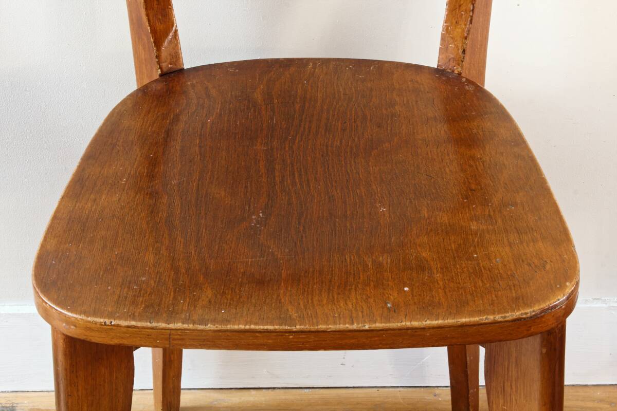 Set of 3 Luterma chairs from the 1950s, monobloc base.