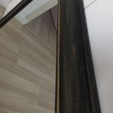 Former mirror black with gold edging 62x82cm