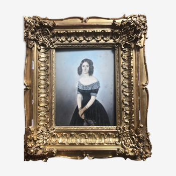 Portrait of Napoleon III's young period girl